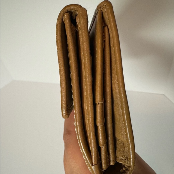 Coach Signature Leather Trim Wallet Brown - Picture 7 of 10